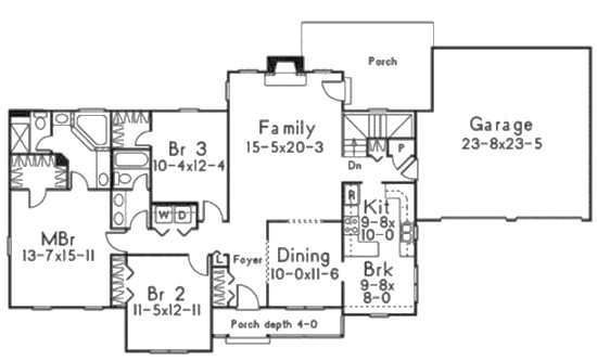 The Alexi ranch floor-plan concept